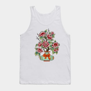 Minhwa: Peony Vase A Type (Korean traditional/folk art) Tank Top